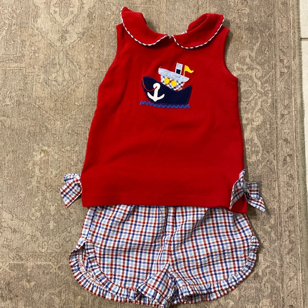 Boat Monday’s Child short set